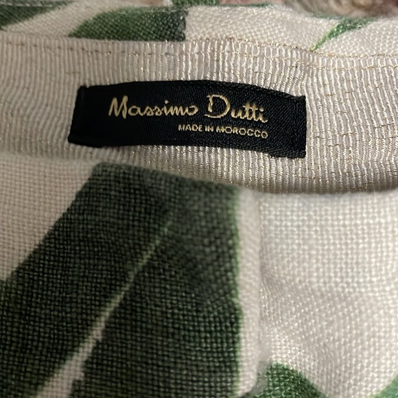 Massimo dutti 100% linen cropped pant - Picture 2 of 9